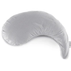 THERALINE Yinnie Voedingskussen + Hoes Gestipt Grijs