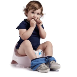 THERMOBABY® Thermobaby ® Potty Funny , Powder Roze -Kleine Wondertjes thermobaby potty funny powder roze a367174 3