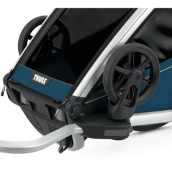 THULE Kinderfietskar Chariot Cross 1 Majolica Blauw -Kleine Wondertjes thule kinderfietskar chariot cross 1 majolica blauw a305454 4