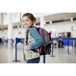 Trunki BoostApak Zwart Met Roze -Kleine Wondertjes trunki boostapak zwart met roze a270091 2