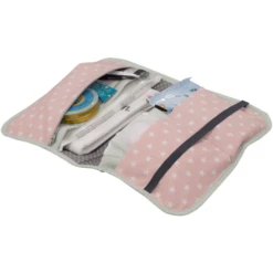 Ullenboom Patchwork Luiertas - Olifant Mint Roze -Kleine Wondertjes ullenboom patchwork luiertas olifant mint roze a310415 3