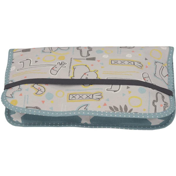 Ullenboom Patchwork Luiertas - Safari Pepermunt 1 Ullenboom Patchwork Luiertas - Safari Pepermunt