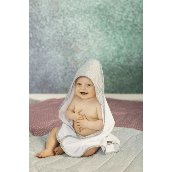 VINTER& BLOOM Kappershanddoek Nordic Bladeren Kalm Grijs 2 VINTER& BLOOM Kappershanddoek Nordic Bladeren Kalm Grijs - Afbeelding 2