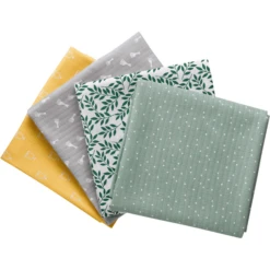 VULLI Sophie La Girafe® Kleurrijke Boerendoekjes / Swaddles Set Van -Kleine Wondertjes vulli sophie la girafe kleurrijke boerendoekjes swaddles set van a381915 2