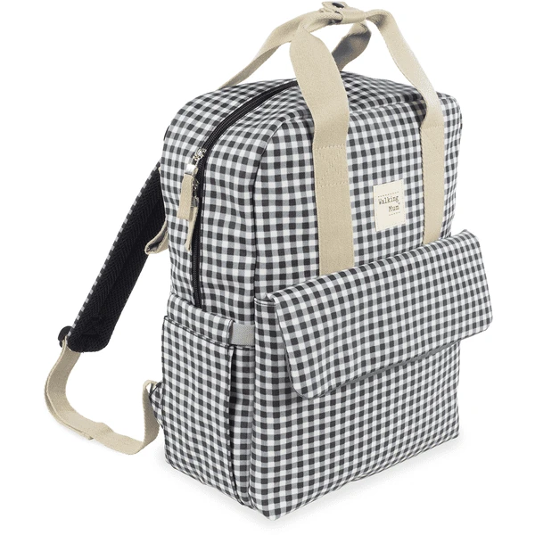 Walking Mum Changing Backpack I Love Vichy Zwart 3 Walking Mum Changing Backpack I Love Vichy Zwart - Afbeelding 3