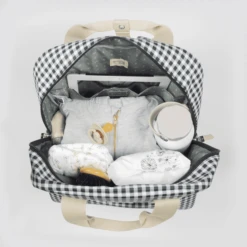 Walking Mum Changing Backpack I Love Vichy Zwart 9 Walking Mum Changing Backpack I Love Vichy Zwart -Kleine Wondertjes walking mum changing backpack i love vichy zwart a394763 4