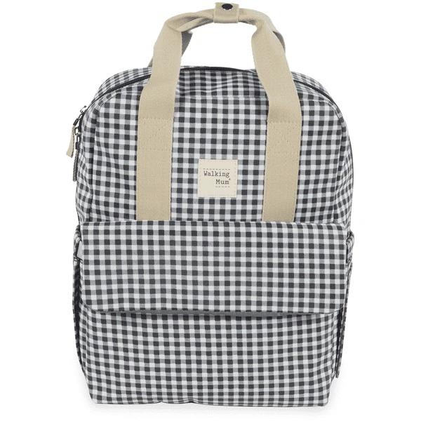 Walking Mum Changing Backpack I Love Vichy Zwart 1 Walking Mum Changing Backpack I Love Vichy Zwart