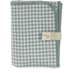 Walking Mum Changing Mat I Love Vichy Green -Kleine Wondertjes walking mum changing mat i love vichy green a316291 2