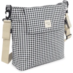 Walking Mum Luiertas I Love Vichy Zwart -Kleine Wondertjes walking mum luiertas i love vichy zwart a394762 2