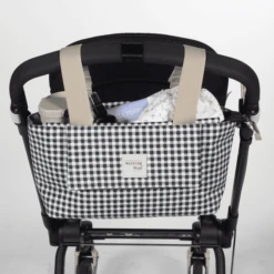 Walking Mum Organiser I Love Vichy Zwart -Kleine Wondertjes walking mum organiser i love vichy zwart a394764 2