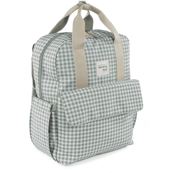 Walking Mum Rugzak I Love Vichy Green 1 Walking Mum Rugzak I Love Vichy Green