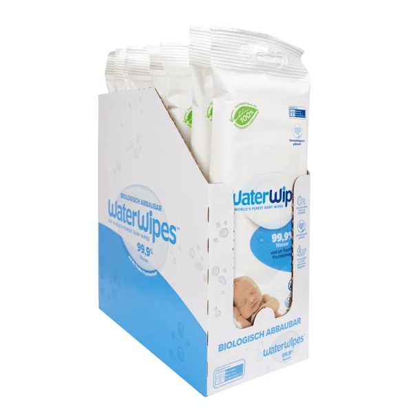 WaterWipes Babydoekjes, Biologisch Afbreekbaar, 32 X 28 Doekjes (896 Stuks) 5 WaterWipes Babydoekjes, Biologisch Afbreekbaar, 32 X 28 Doekjes (896 Stuks) - Afbeelding 5