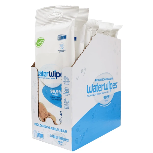 WaterWipes Babydoekjes, Biologisch Afbreekbaar, 32 X 28 Doekjes (896 Stuks) 1 WaterWipes Babydoekjes, Biologisch Afbreekbaar, 32 X 28 Doekjes (896 Stuks)
