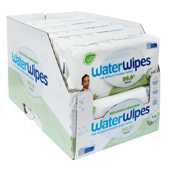 WaterWipes Babydoekjes, Kids, Biologisch Afbreekbaar, 12 X 60 Doekjes (720 Stuks 1 WaterWipes Babydoekjes, Kids, Biologisch Afbreekbaar, 12 X 60 Doekjes (720 Stuks