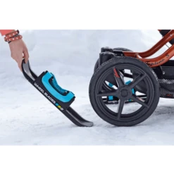 Wheelblades XL Wandelwagen Ski Enkel Zwart/blauw -Kleine Wondertjes wheelblades xl wandelwagen ski enkel zwart blauw a334796 2