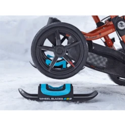 Wheelblades XL Wandelwagen Ski Enkel Zwart/blauw -Kleine Wondertjes wheelblades xl wandelwagen ski enkel zwart blauw a334796 3