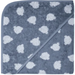 WÖRNER SÜDFROTTIER Badcape Teddy Blauw -Kleine Wondertjes woerner suedfrottier badcape teddy blauw a383645 4