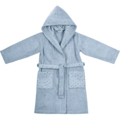 WÖRNER SÜDFROTTIER Badjas Van Walvisstaal Blauw -Kleine Wondertjes woerner suedfrottier badjas van walvisstaal blauw a303264 3